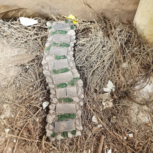 Fairy Garden Walkway Path Miniature Pathway,Stone Pathway, Mini Path Road for Fairy Garden Accessories, Resin Path, Dollhouse Ornaments...