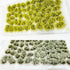 Cayway 159 PCS Static Grass Tuft Model Grass Tufts Railway Artificial Grass 3 Color Bushy Tuft Flower Cluster Vegetation Groups for DIY Architectu...
