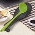 LIANYU Stainless Steel Black Spoon Rest Set of 2, Spatula Ladle Spoon Utensil Holder for Kitchen Counter Stove Top, Dishwasher Safe...