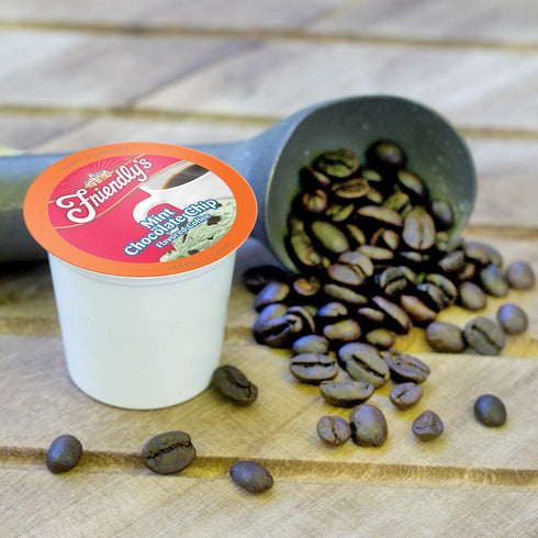 friendly's Flavored Ice Cream Coffee Pods, Compatible with Keurig K Cup Brewers (Mint Chocolate Chip, 12 Count)...