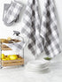 DII Buffalo Check Kitchen Collection, Classic Farmhouse Kitchen Set, Oven Mitt, Gray & White, 2 Piece...
