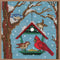 Mill Hill Bird Feeder Beaded Counted Cross Stitch Kit Buttons & Beads 2023 Winter Series MH142332, 5.25" x 5.25", Multi...