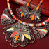 Bohemian Jewelry Set for Women - Colorful Resin Bib Necklace and Earrings, Ethnic Style Statement Jewelry for Weddings, Parties, and Everyday Wear...