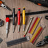 Hiboom 8 Pack Mechanical Carpenter Pencils Set with Center Punch, Carbide Scribe Tool, Solid Pencil Marker Tool with Built-in Sharpener, 21 Refill...