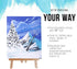 US Art Supply 14 inch Tall Medium Tabletop Display A-Frame Easel (1-Each), Accommodates canvas art up to 12" high...