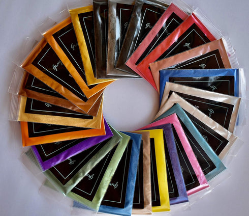 Gray Lane Mica Powder Set of 24 Colors for Bath Bombs, Candle Making, Cosmetics, Epoxy Resin, Fine Arts, Paint Mixing, Slime and Endless Other Art...