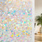 Homein Window Privacy Film, Rainbow Window Film Decorative 3D Window Clings Non Adhesive Window Tint for Home, Stained Glass Window Film for Glass...