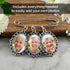 Wedding Boutonniere Photo Charm Bouquet Pin Lapel Mother of the Bride Groom with Photo Resizing Software...
