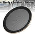 X AUTOHAUX 8 Inch Car Metal Audio Speaker Grill Cover Mesh Woofer Horn Guard Decorative Circle Grille Protector with Screw Gold Tone...