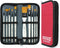 VViViD White Enamel Synthetic Red Sable 10 Assorted Short Handle Paint Brush Set Including Nylon Carrying Case...
