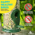 Gray Bunny Metal Bird Feeders for Outdoors Hanging, 6-Port Metal Bird Feeder Tube, Durable, Chew-Proof and Rust-Proof, 16 Inches...