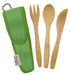 Kid's Bamboo Utensil Set Kiwi Green, 1 EA...