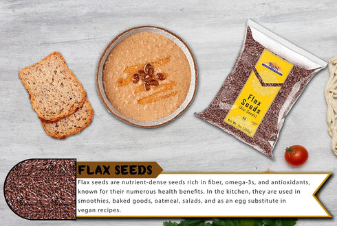 Rani Flax Seeds Whole Raw (Alsi, Linum usitatissimum) 7oz (200g) ~ All Natural | Gluten Friendly | Non-GMO | Kosher | Vegan | Indian Origin...