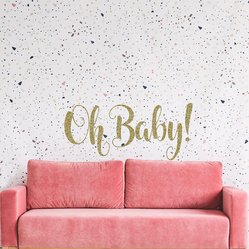 Threadart Teal Glitter Vinyl Peel and Stick Paper Self Adhesive 12" Wide x 3yd Long Roll (72 Inches Long) | Removable for Stickers, Walls, Furnitu...