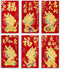 36Pcs Chinese New Year Red Envelopes 2024, Lunar New Year of The Dragon Red Envelopes with 6 Unique Gold Embossed Designs, Lucky Money Red Packets...