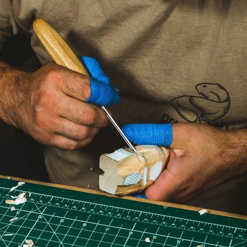 BeaverCraft Cut Resistant Tape Adherent Wrap Tape No-Cut Tape for Wood Carving and Whittling NCT6 6pcs...