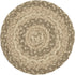 VHC Brands Cobblestone Trivet Hot Pad for Pots Pans, Tan Grey White, Jute Blend, Round Circle, 8 Inches...