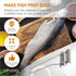Fish Skin Scraper - Stainless Steel Fish Cleaning Tool- Fish Skin Remover - Clean Scaler Brush - Fish Cleaner...