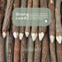 BSIRI Black 3 Inch Wood of 12 in Pack Tree Bark Pencil Favors in Wooden Rustic Twig Pencils Unique Camping Gifts Decorations Party Supplies Novelt...