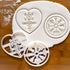 Set of 2 Icelandic Magical Stave cookie cutters (Designs: Love Charm Astarstafur & Runic Compass Vegvisir), 2 pieces - Bakerlogy...