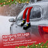 2 Pack Elf Christmas Decorations for Your Vehicle or Fireplace - Hanging Elf Legs for Car Perfect for Holiday Cheer. One Santa Legs and One Elf Le...