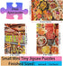 Small Jigsaw Puzzles for Adults 150 Pieces Japanese Barbecue Restaurant Mini Jigsaw Puzzles Challenging Mini Puzzles Delicious Food Tiny Jigsaw Pu...