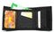Nylon Trifold Credit Card Wallet - Black...