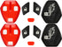 KeylessOption Keyless Entry Remote Uncut Blank Car Key Blade Fob Case Shell Button Pad Outer Cover Repair (Pack of 2)...