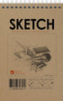 Design Ideation Sketch. Wire Bound Sketchbook. Top Spine. Multi-Media. (5.5" x 8.5") WB-50100-TS. (1 Book)...