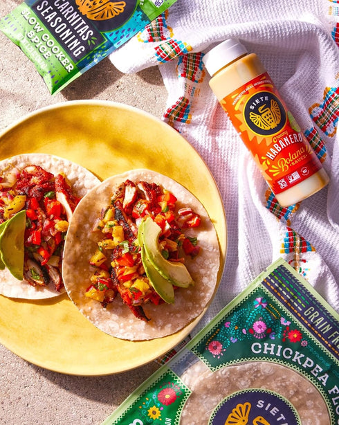 Siete Carnitas Seasoning Mix | Slow Cooker Spices | Gluten Free | Vegan | Paleo | Preservative Free (6 Packets) 42 Servings...