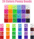 YMSDZHL 1000PCS Bracelet Making Kit, Friendship Jewelry Necklace Bracelet kit 24 Colors 9mm Pony Beads for Bracelet Making Beads, Letter Bead for ...