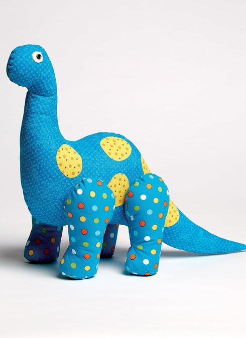 McCall's Patterns Dinosaur Plush Toys and Appliqued Quilt...