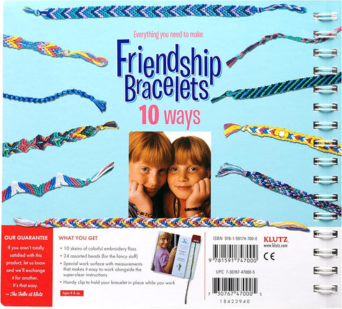 Klutz Friendship Bracelets Craft Kit Multicolored, 10.5" Length x 0.69" Width x 9" Height...