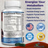 Thyroid Support with Iodine - Metabolism Booster, Energy Booster, Increase Focus - Premium Non-GMO Thyroid Supplement 60 Capsules...
