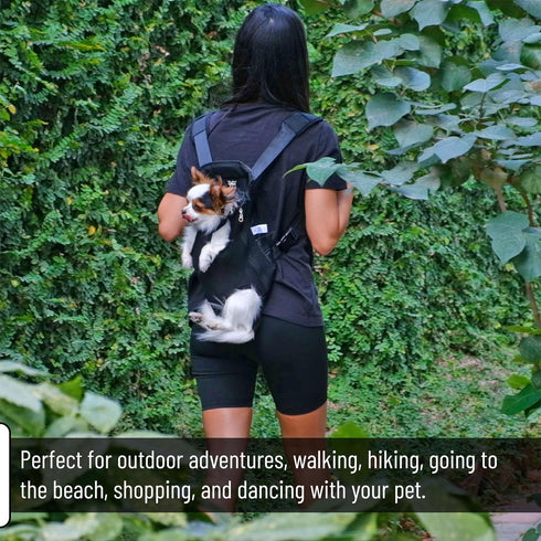 Mr. Pen- Pet Adjustable Dog Carrier Backpacks, Hiking Travel Backpack, Puppy Backpack, Dog Front Carrier...