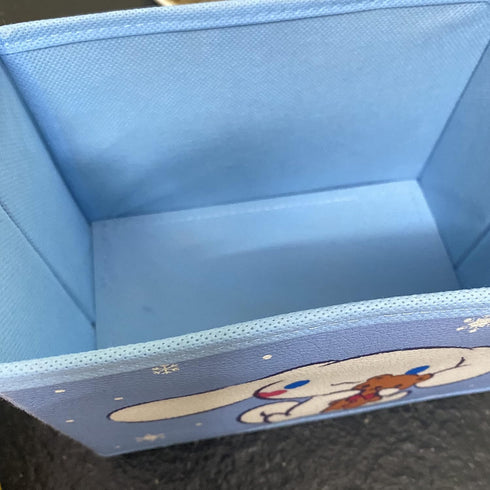 Kerr's Choice Collapsible Storage Bin Kawaii Storage Box Blue Foldable Baskets | Kawaii Office Desk Room Decoration Cute Room Decor...