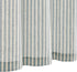 Vangao Kitchen Valance Linen Stripe Short Curtain Farmhouse Country Rustic Pinstripe Tickingstripe Light Filtering Rod Pocket Window Topper Treatm...