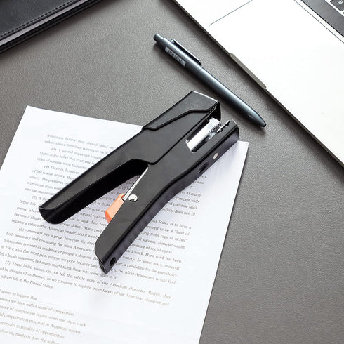 Amazon Basics Effortless Hand Held Plier Stapler, 25 Sheet Capacity, Black...