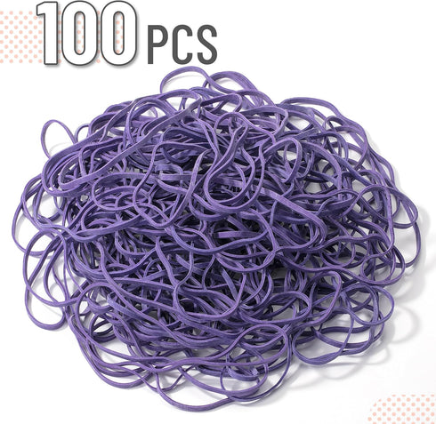 Mr. Pen- Large Rubber Bands, 100 Pack, Purple, Big Rubber Bands, Extra Large Rubber Bands, Purple Rubber Bands Large, Long Rubber Bands Office Sup...