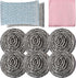 6pcs Stainless Steel Scrubber 2pcs Heavy Duty Scrub Sponges 1pcs Dish Clean Towel for Kitchens Bathroom and More...