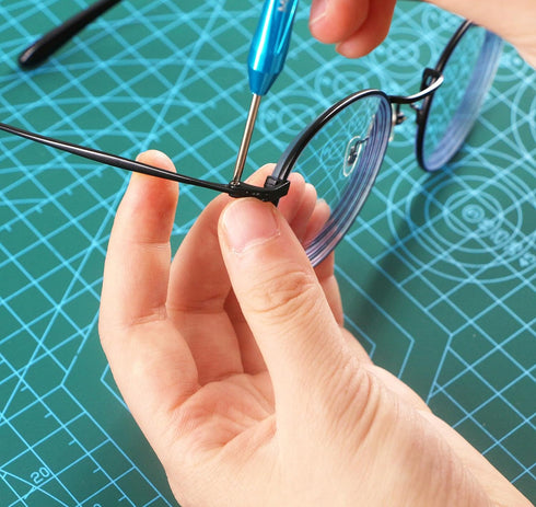MulWark 6pc Magnetic Mini Flathead and Phillips Micro Precision Head Small Screwdriver Set CRV Eyeglasses Watches Electronics Computer Tools Repai...