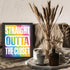 Posterizer 1 pcs-straight outa closet-fun rainbow colorful poster-Gay & LGBTQ Art-Typography Art-Gift for LGBTQ, Queer, Gay, Bi, Lesbian- UNFRAMED...
