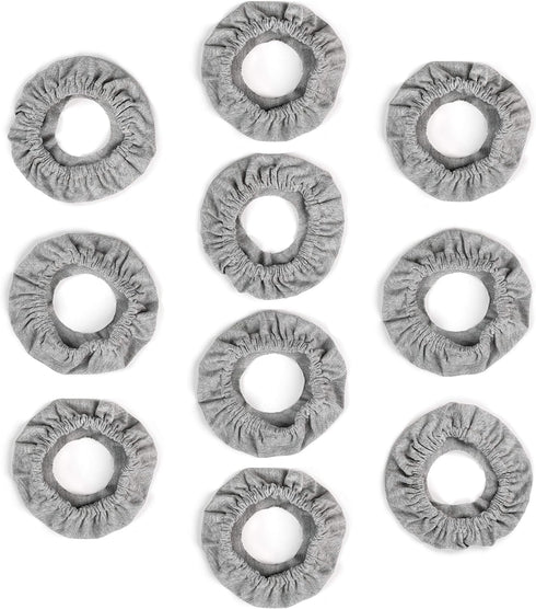 10 Pack Cpap Mask Liners to Reduce air leaks Ultra Soft Cotton Covers are Washable and Easy to Clean with Laundry Bag (10 Count (Pack of 1))...