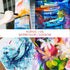 Zenacolor - Paper Palette Pad - 50 Removable and Disposable Sheets for Painters - 80gsm, 24lb - Paint Mixing Palette for All Paints (Oil, Acrylic,...