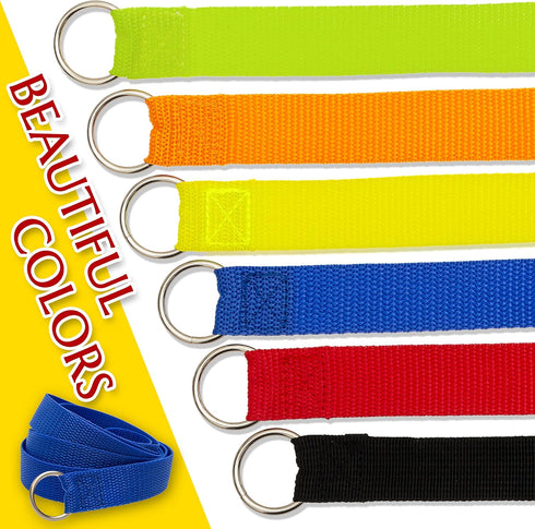 COVGOPI Slip Lead Dog Leash, 6 pcs Short Pet Leashes Slip Leads for Dogs Cats Grooming Shelter Rescues Walking Training,etc., 6 FT Strong Pulling ...