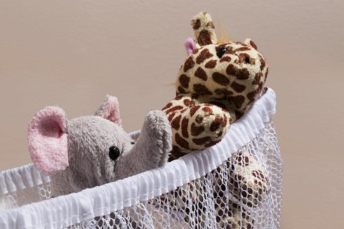 Handy Laundry Jumbo Toy Hammock - Organize stuffed animals or children's toys with the mesh hammock, Looks great with any décor while neatly organ...