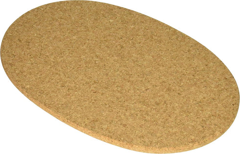 Linden Sweden Jonas Round Cork Trivet - Water Absorbent - Perfect for Plants, Hot Pots, Pans, Mugs, and Glasses (13" x 8 1/2" (1pack))...