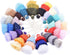 KONMAY Bulk 20pcs Tri-Layered Tassels with Hanging Loop for Jewelry Making, Clothing...
