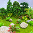 88pcs Model Trees Mixed Miniature Plants Model Train Scenery Architecture Trees Fairy Garden Trees Wargame Trees Model for Diorama DIY Craft Scene...