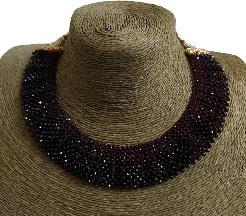 JewarHaat Crystal Choker Mat Design Multi Layered Traditional Indian Necklace Bollywood Ethnic Fashion Wedding Jewelry for Women...